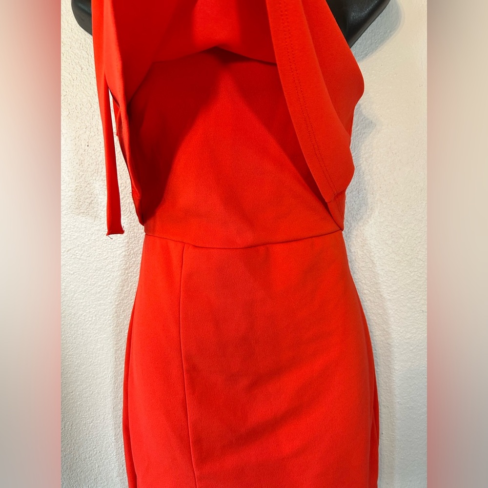 Blue Blush Chic One Shoulder Mini Dress Size Small - Picture 3 of 9